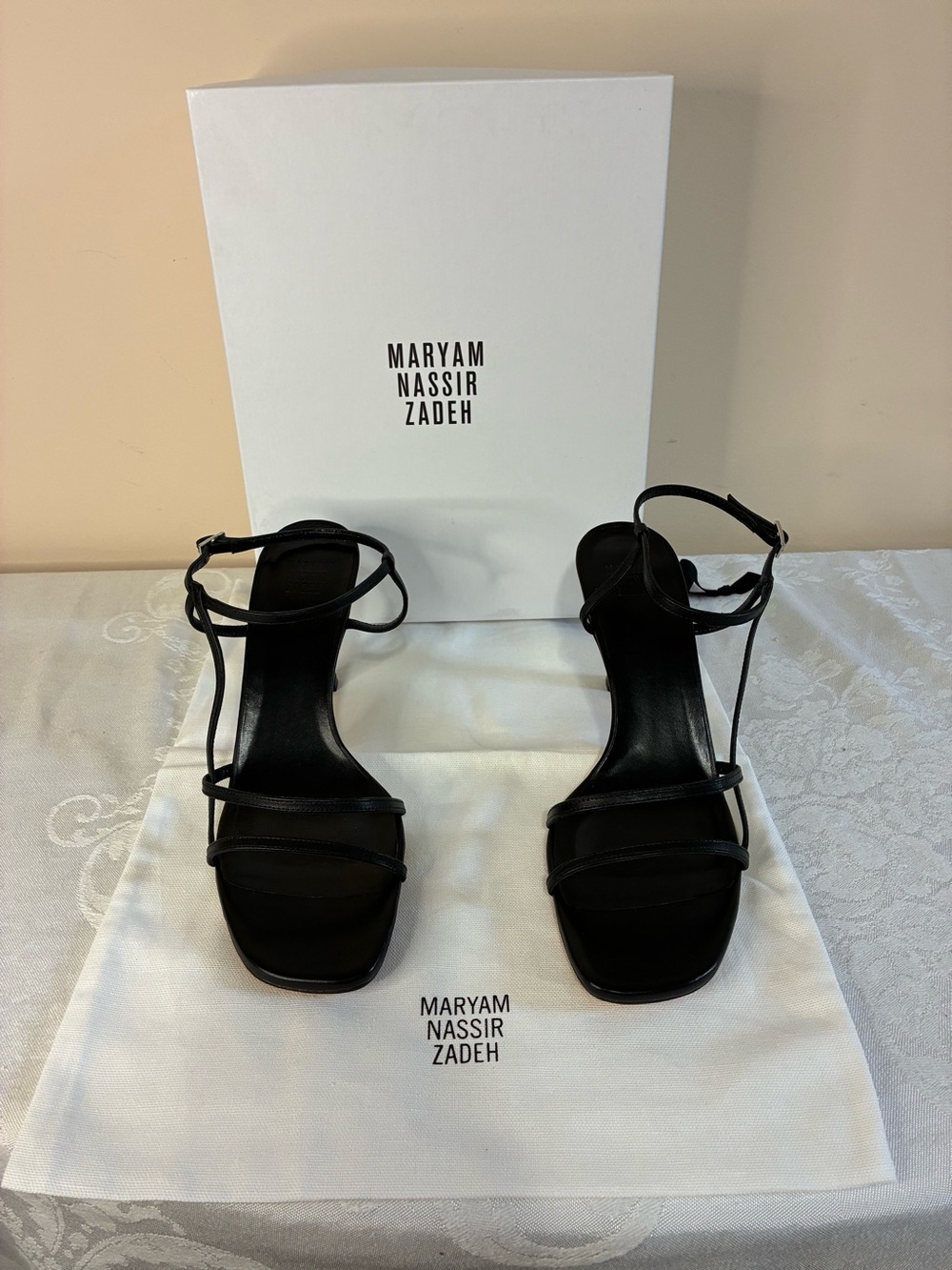 Maryam Nassir Zadeh Women’s “Irene” Heeled Sandels w/Box and Dust-bag